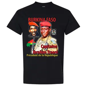 Burkina Faso - Thomas Sankara - Ibrahim Traore T-Shirt , Unisex Cotton, Short Sleeve, Classic Fit