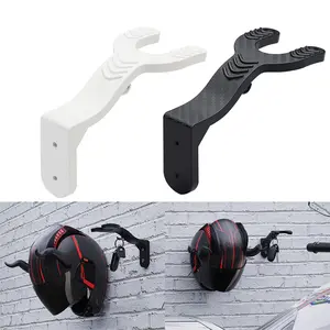 Motorcycle Helmet Stand Wall Mounted Universal Storage Rack, Universal Hat Helmet Hanger, Motorcycle/bicycle Helmet Holder, Daily Storage, Wall Mountable, Wall Hook