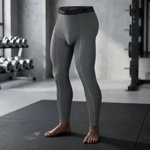 Men's Compression Pants Running Tights Workout Leggings - Athletic Base Layer for Sports Yoga Basketball Gym Training, Breathable Stretch Fabric, Moisture Wicking, Comfortable Fit, Performance Activewear