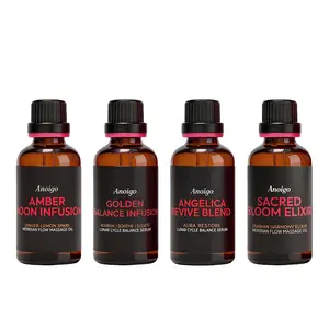 Full-Cycle Menstrual Comfort Care Set: Ginger Essential Oil + Angelica Essential Oil + Cinnamon Essential Oil + Ylang-Ylang