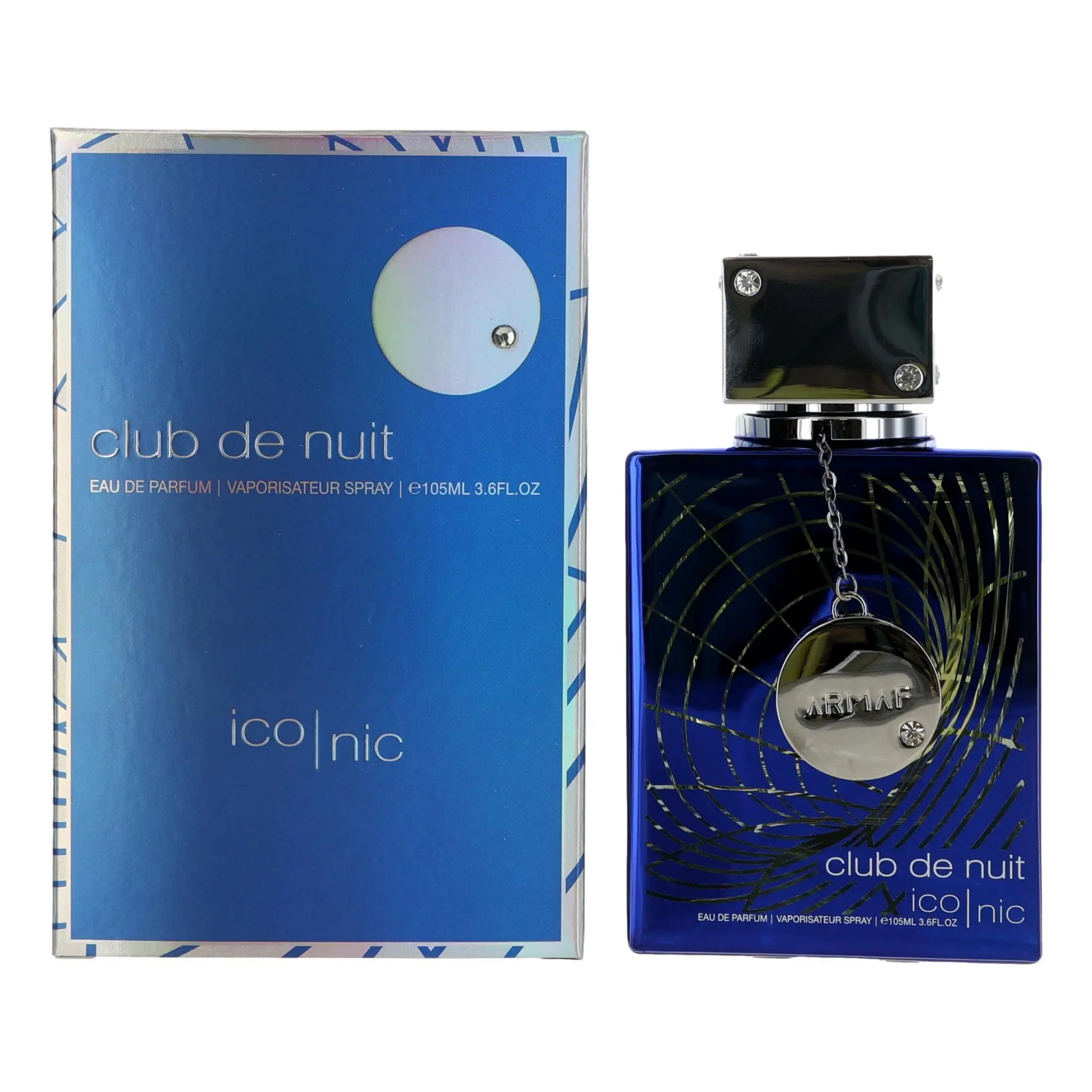 Club De Nuit Iconic Blue by Armaf for Men - 3.6 oz EDP Spray
