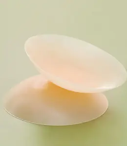 Silicone Nipple Cover, Invisible Self-Adhesive Nipple Cover,Lingerie Accessories For Women Womenswear Bras sticky circle Essential Everyday Comic Apricot Basic Casual Minimalist