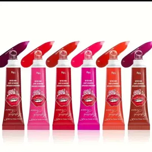 6 pcs Lip Gel Sexy Kiss - Vibrant Colors for Bold Lip Looks - 18g Each Tube - Perfect for Enhancing Your Lip Game