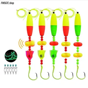 5-piece catfish trolling rigs feature rattletail design, high sensitivity and anti-tangle structure. Built with durable hooks, they work great for drift and shore fishing. Easy to operate, suitable for both beginners and seasoned anglers.