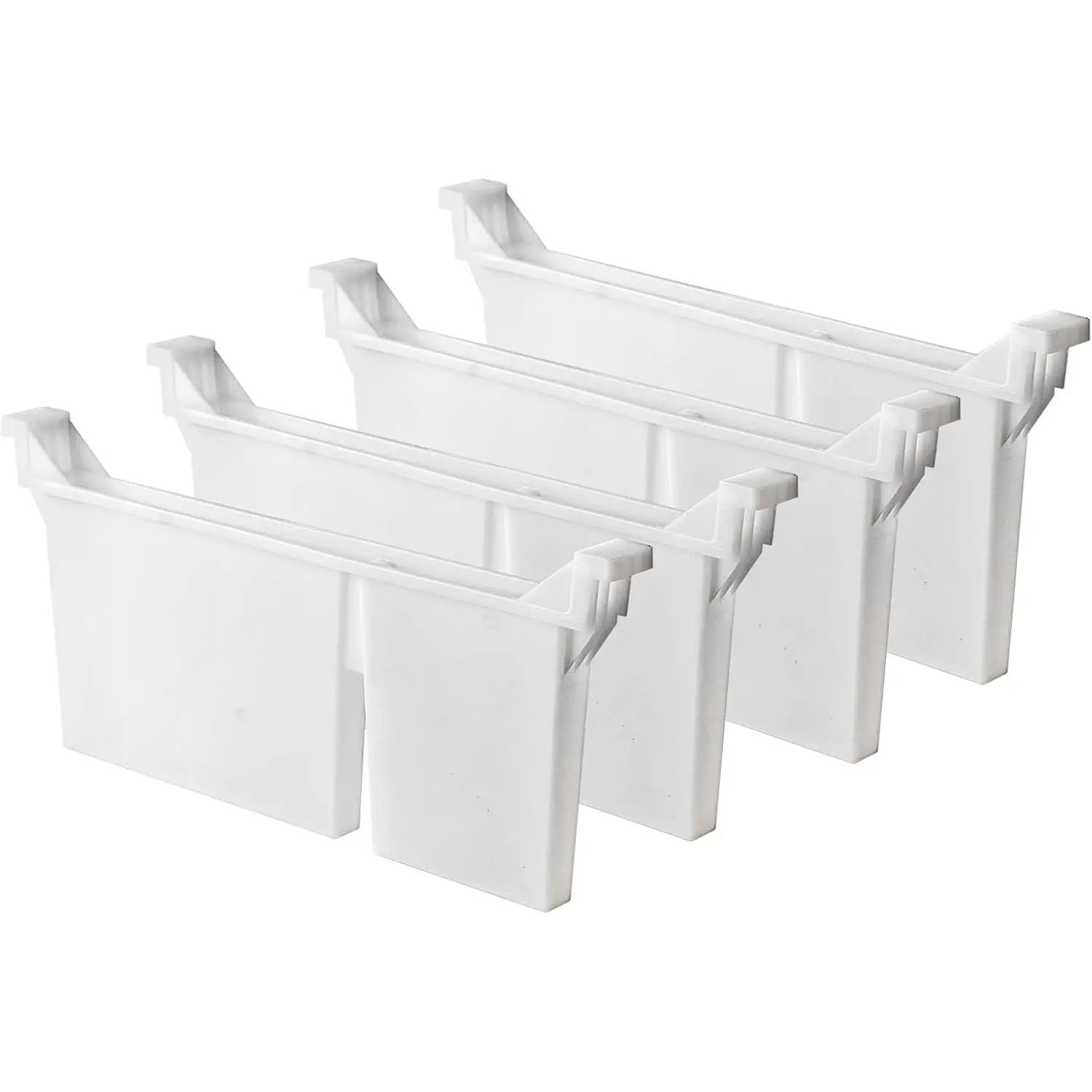 4pcs Langstroth Hive Bee Feeder - Dual Compartment 1.5L Bee Feeder & Water, Anti-Drowning Design for Beekeeping Supplies
