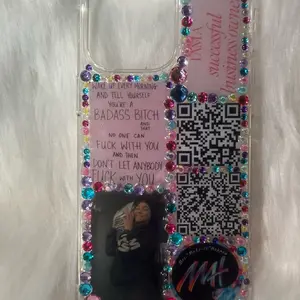 Small Business Bundle; custom QR CODE case and 2 keychains