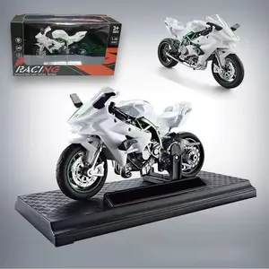 High-End Alloy Kawasaki Motorcycle Model Toy, Perfect Gift for Holiday Parties, Durable Collectible Party Accessory, Ideal for Collectors