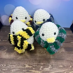 Wizard chick crochet plushies, chicken stuffed animal, crochet chicken stuffed animal