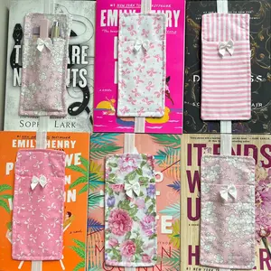 Pen and Tabs Holder | Bookmark | Handmade Fabric Pen, Highlighter and Tabs Holder for Bibles, Journals, Notebooks and Books