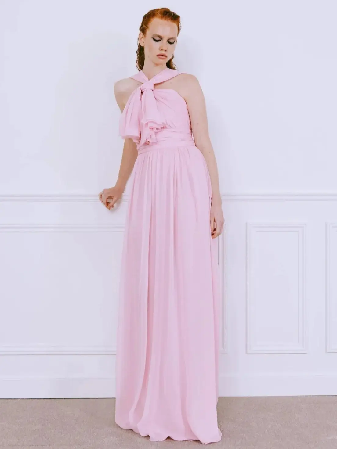 Giambattista Valli Halter Neck Georgette Gown