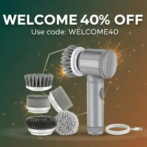 Turbo clean Pro 5-in-1 Electric Spin Scrubber