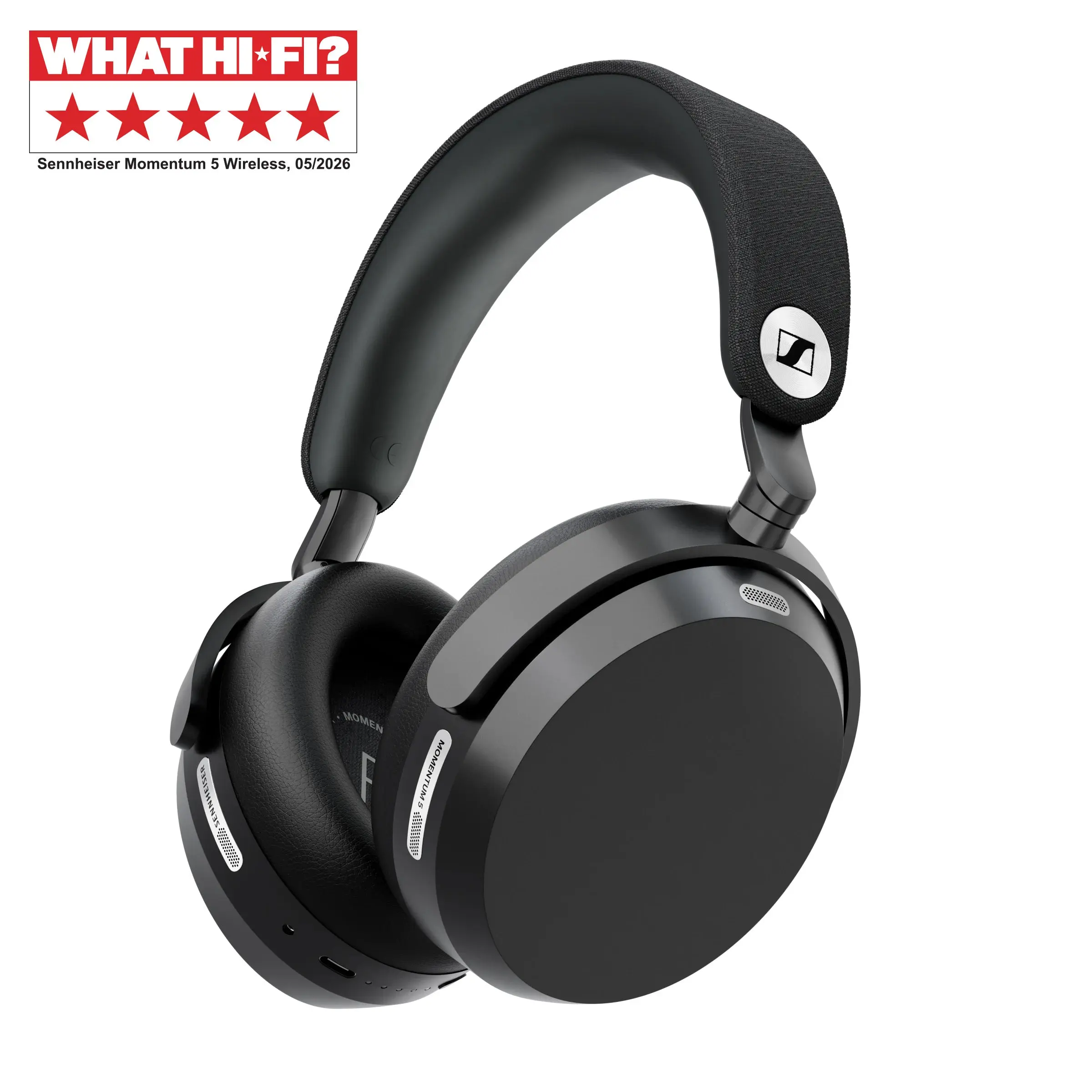 Sennheiser MOMENTUM 5 Wireless Bluetooth Active Noise Cancelling Headphones 57hr Replaceable Battery