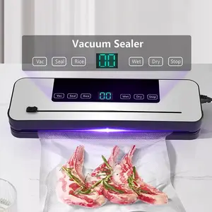 Areyourshop Vacuum Sealer Machine Auto Dry Wet Food Saver Storage Packing W Food Seal Bags