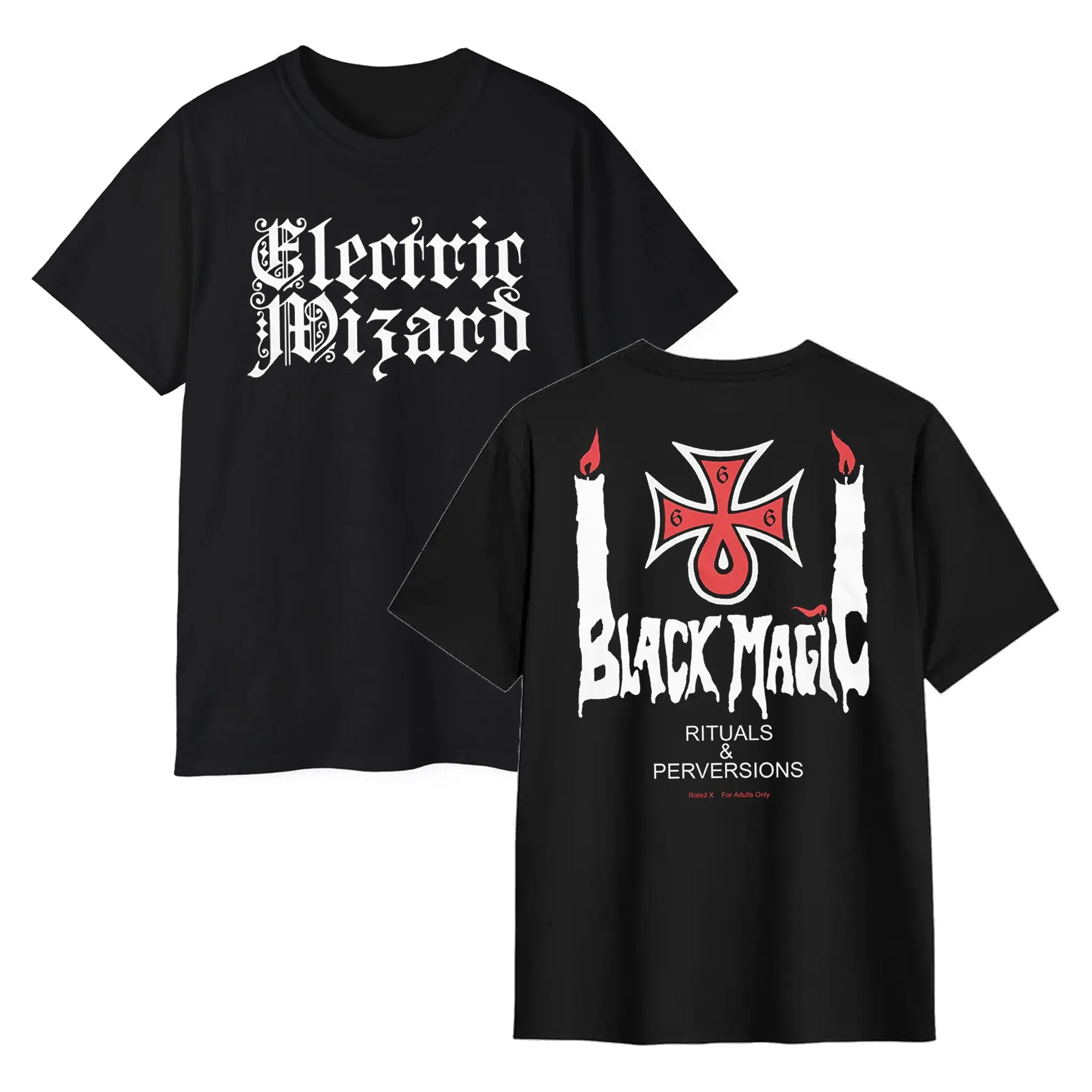 Electric Wizard Black Magic Rituals & Perversions Two-Sided T-Shirt – Classic Doom Metal Tee