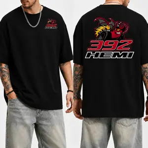 392 HEMI Shirt Dodge Scat Pack Bee Graphic T Shirt Mopar Muscle Car Racing Tee Black Performance Car Enthusiast Shirt Men Women