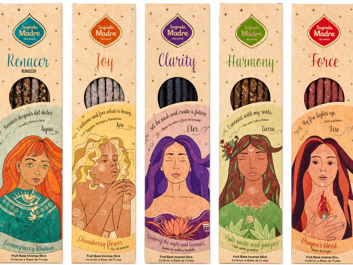 Elements Incense | Dragon’s Blood | Lemongrass | Palo Santo | Ginger | Queen of the Night | Chinaberry Aroma Fragrance Nature Gift Fruit Lavender Home Freshener Room Scents Aromatherapy Box Scented Diffuser
