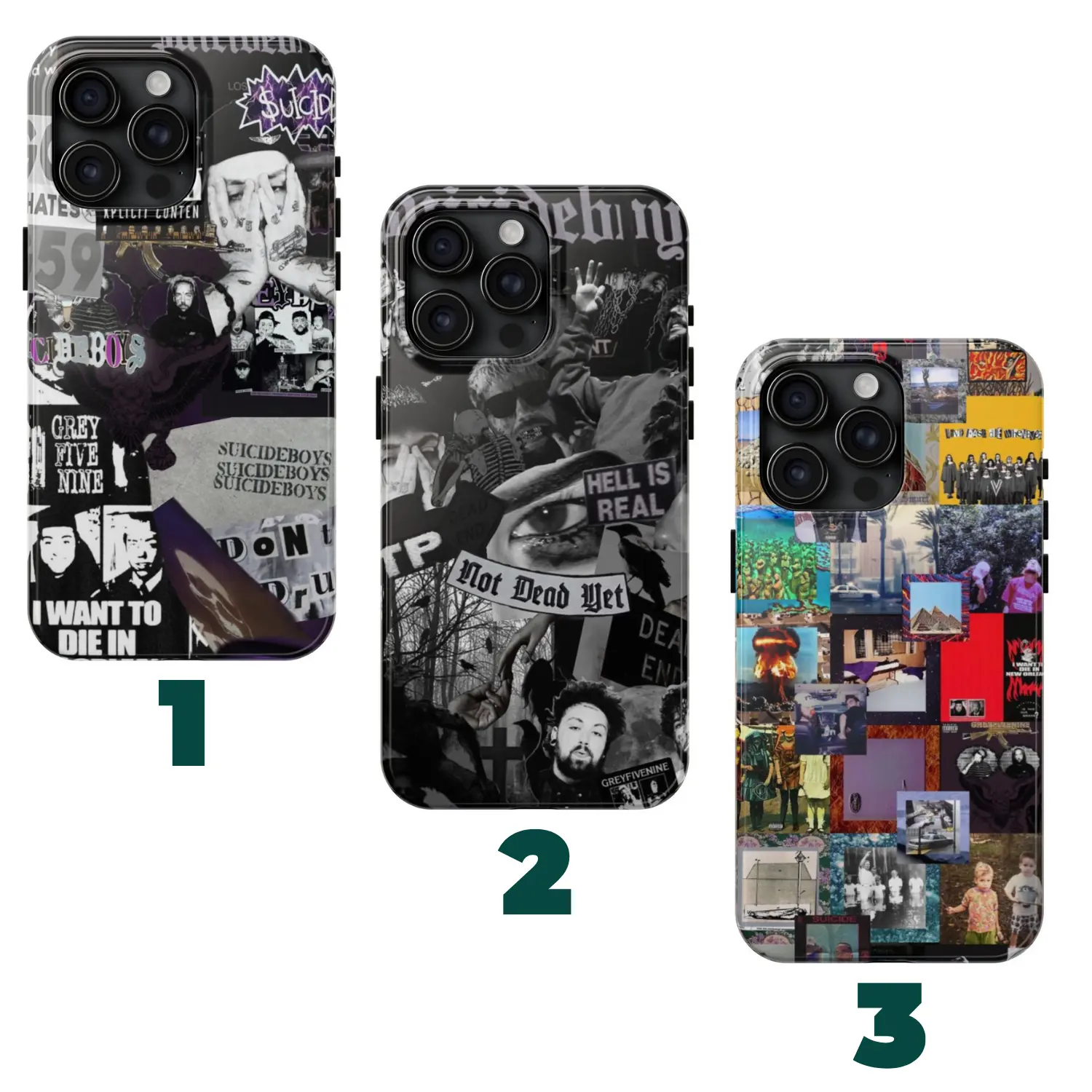 3 Styles Ver7 uicide.boys Phone case, G59 Phone Case, Praying Skeleton Phone Case - Gift For Fan Phone Accessories for iPhone 16 pro max, 15/SE, SS Galaxy