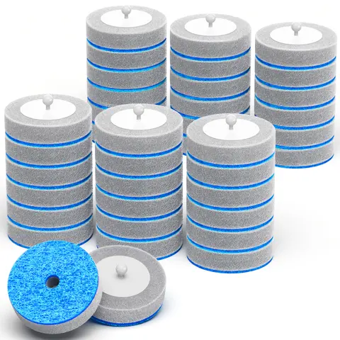 Disposable Toilet Brush With 36 Refills Toilet Bowl Cleaner for CTIME Scrubber, Toilet Cleaning Supplies, Toilet Brush With Holder For Deep Cleaning And Hygienic Bathroom Maintenance Household