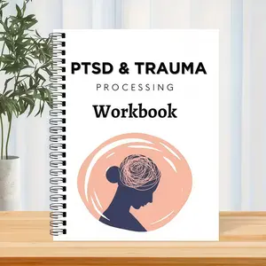 Ptsd Trauma Stress Disorder & Trauma Processing Workbook, Self-Help Guide for Coping Strategies, Mental Health Resources for Patients & Therapists, Spiral Bound Planner