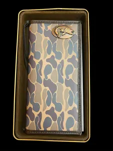 Zep-Pro Old School Camo Checkbook Wallet - Bass