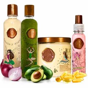 Ritual Botánico Kit 4 Haircare – Intensive Restore & Frizz Control with Onion & Argan Cleanser, Cleansing Shampoo, Nourishing Mask, PLEX Avocado Conditioner & Heat Protectant with Biotin