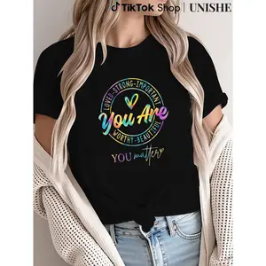 100% Cotton Kindness Warrior Tee – Tie Dye You Matter Mental Health Shirt