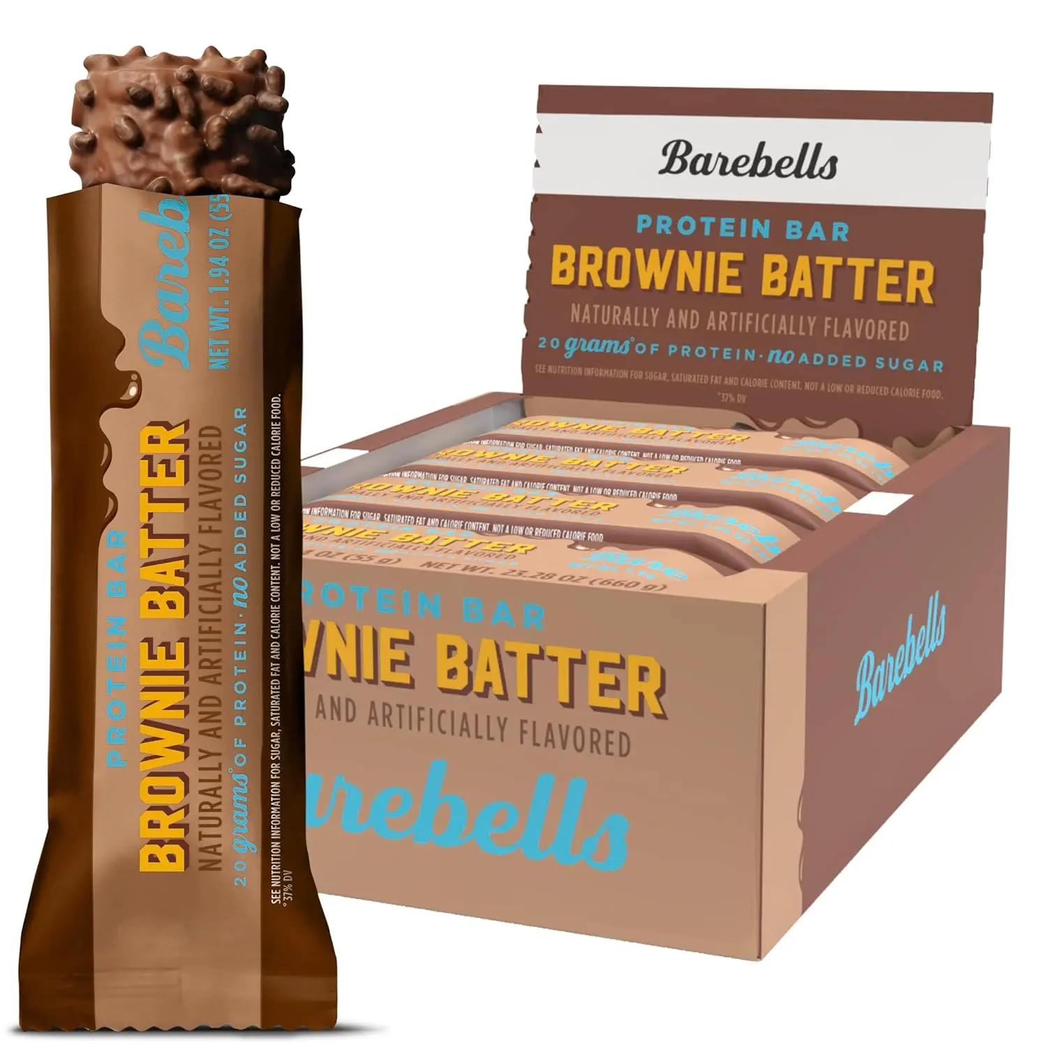 Barebells Protein Bars – Brownie Batter (12 Bars) Barebells Protein Bars – Brownie Batter (12 Bars)