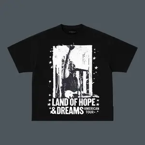 Land Of Hope & Dreams American Tour 2026 Vintage Rock Concert T-Shirt, Vintage Cotton Graphic Tee, Graphic T-Shirts, Oversized T-Shirt, Gift for fan