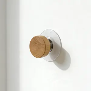 Wooden Hook Geometric Shape Wood Wall Hook Wooden Coat Peg Coat Hanger for Hanging Clothes Hat Scarves and Towel in Bedroom