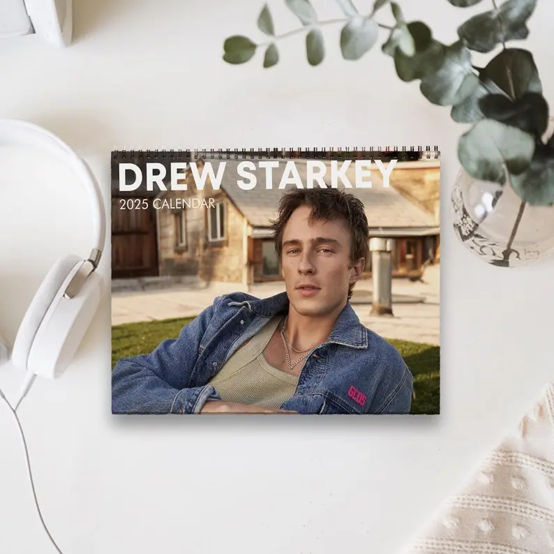 Drew Starkey Calendar 2025 Home Decor, Drew Starkey Fan Gift, Office Decor, Unique Holiday Gifts, Fan Gifts, Gifts For Her