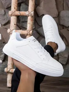 Men's Fashionable Lace Up Low Top Sneakers, Casual Comfortable Sports Shoes for Daily Wear, Lightweight Breathable Non-slip Sneakers for Men, Casual Sporty Sneakers