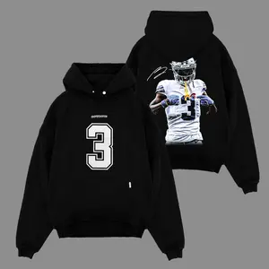 GP3 - George Pickens Graphic Premium Cotton Hoodie Sweatshirt T-Shirt For Cowboys Nation, Cowboys Football Fans Apparel, Football Streetwear Tee, Gift For Football Fan Graphic Tee