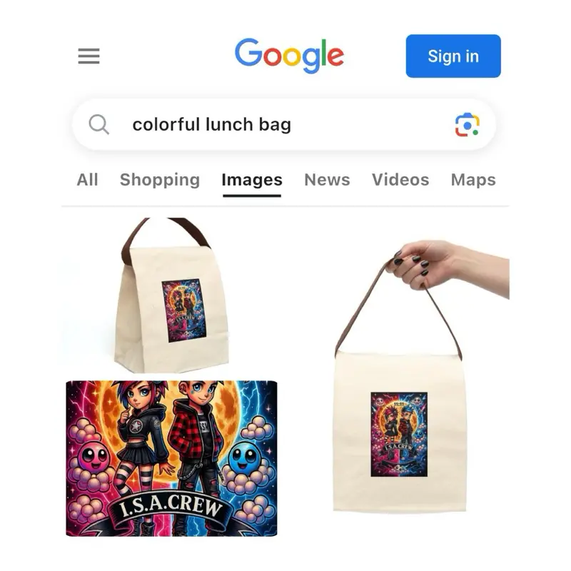 I.S.A. Crew Lightning Lunch Bag