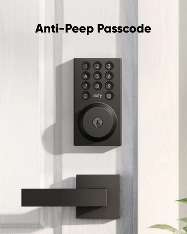 eufy Security Smart Lock C30, Keyless Entry, Built-in WiFi Deadbolt for Front Door, No Bridge Required, Easy Installation, App Remote Control, Auto Lock｜Spingtok