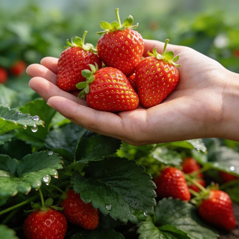 Strawberry Seeds for Garden Planting, 200 Fruit Seeds for Pots or Ground Growing, Suitable for Indoor and Outdoor Gardens