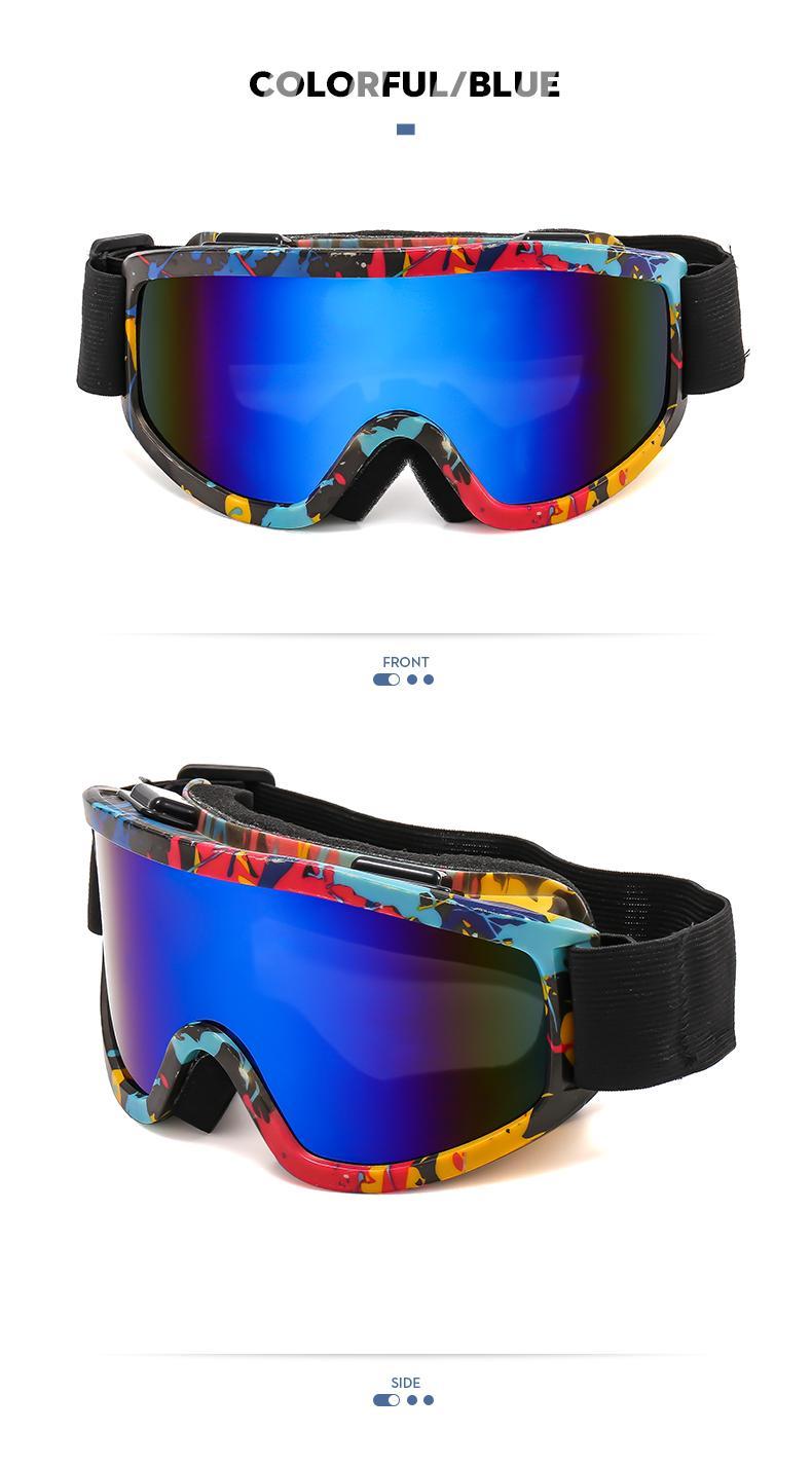 Large Frame Ski Goggles for Men Women Colored Lens Anti-Fog Anti-Glare Snowboard Goggles Wide Vision Sponge Padding Comfortable Fit Snow Goggles for Skiing Snowboarding Winter Outdoor Sports Mountain Riding Large Frame Ski Goggles for Men Women Colored Lens Anti-Fog Anti-Glare Snowboard Goggles Wide Vision Sponge Padding Comfortable Fit Snow Goggles for Skiing Snowboarding Winter Outdoor Sports Mountain Riding