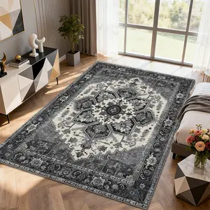 Soft and comfortable printed carpet, home decorative carpet, large living room carpet, sofa cushion, entrance mat, coffee table mat, bedroom carpet, bedside rug, suitable for various scenarios such as shopping malls, cafes,merry Christmas、let it snow
