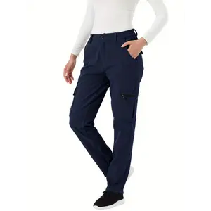 [Waterproof Hiking Cargo Pants] Waterproof Windproof Women's Cargo Pants - Breathable Insulated Outdoor Hiking Snow Ski Pants - Camping Gear Utility Pants with Waterrepellent Fabric