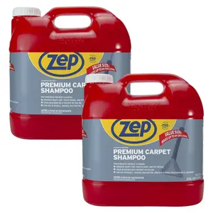 Zep Premium Carpet Shampoo Concentrate – Renews Soiled Carpets – 2.5 Gallon