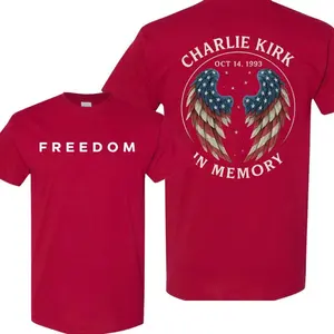 CJK Day Freedom Shirt – Oct 14th Birthday Tribute Tee, In Memory Design, Patriotic Wings Graphic Top