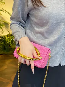 Ladies' Fashionable Embellished Shoulder Bag, Simple Casual Retro Design for Daily Commuting, Shopping, Dating, and Parties