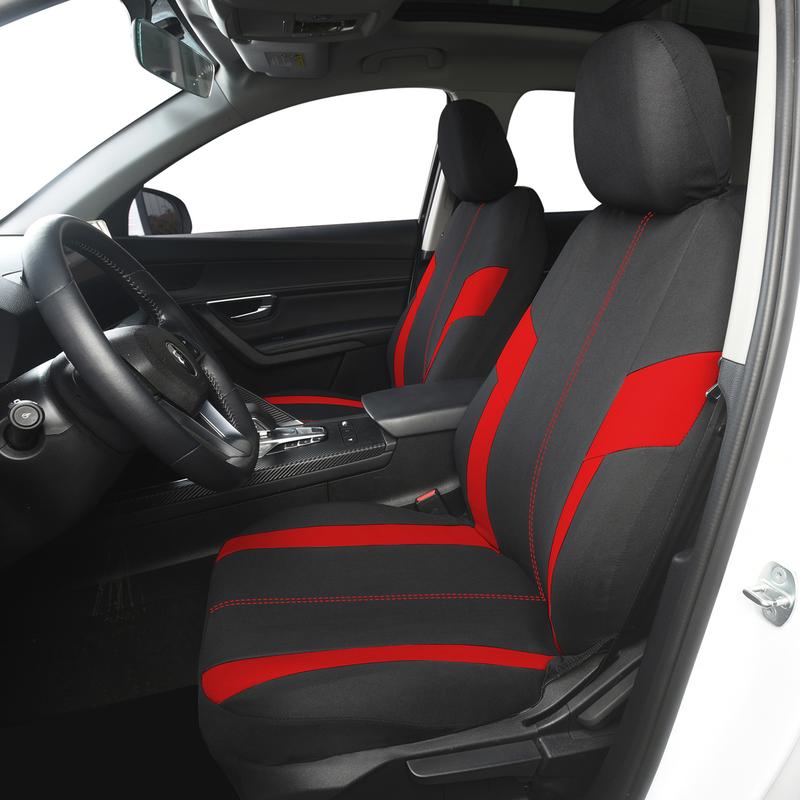 TOYOUN Automobiles Seat Covers Full Car Seat Cover Universal Fit Interior Accessories Protector Color Gray Car-Styling