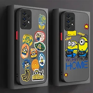 Cartoon Lovely M-Minions Soft Case For Samsung Galaxy S26 S25 S24 S23 S22 S21 A12-A16 A25 A35 A52 A54