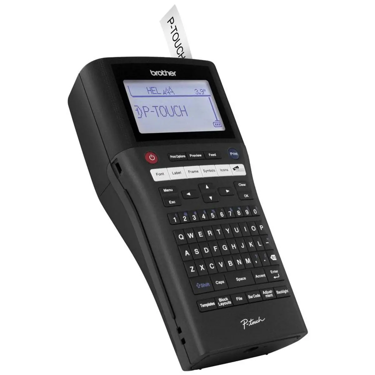 Brother P-Touch PT-H500LI Rechargeable Take-It-Anywhere Handheld Label Maker with PC-Connectivity, 180dpi, 30mm/sec Speed