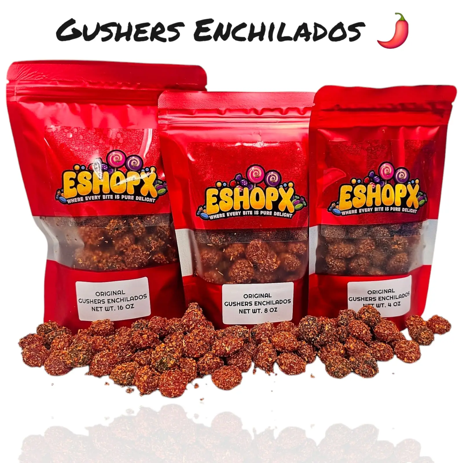 Gusherz Enchilados spicy candy Snack candy gusher viral tiktol candy gushers