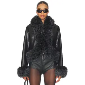 Adrienne Landau Ivy Jacket in Jet Black