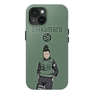 Shikamaru Nara Naruto Anime Tough Phone Case for iPhone 15 14 13 12 11 Pro Plus Pro Max X XS XR
