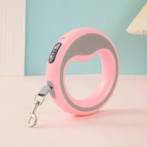 Automatic Retractable Dog Leash, 98.43 Inches Adjustable, Suitable for All Sizes, Shock Absorbing, One-Button Lock, Outdoor Safety Gear