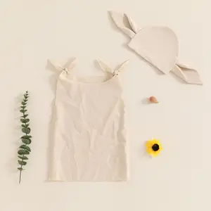 Baby Dobby Halloween Costume Infant Toddler Boy Girl Costumes Sleeveless Robe and House Elf Hat With Ears