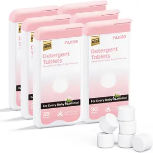 200PCS Detergent Tablets with Sealed Box, Bottle Washer Tablets for,, &, Removes Milk Residue & Odor, Gentle Formula Safe